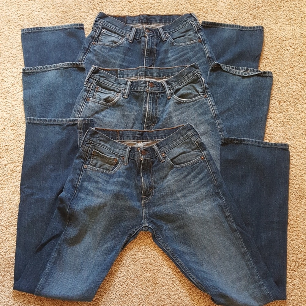 Three Pairs of Levis Jeans